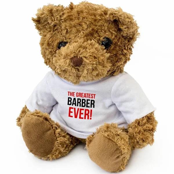 The Greatest Barber Ever - Teddy Bear - Cute Soft Cuddly - Gift Presen