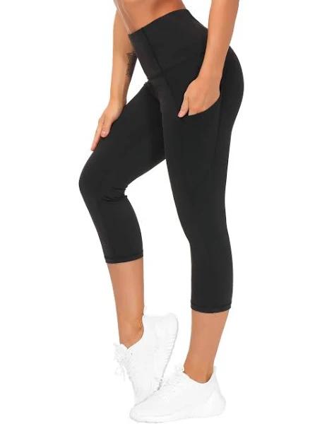 The Gym People Bootleg Yoga Capris Pants for Women Tummy Control