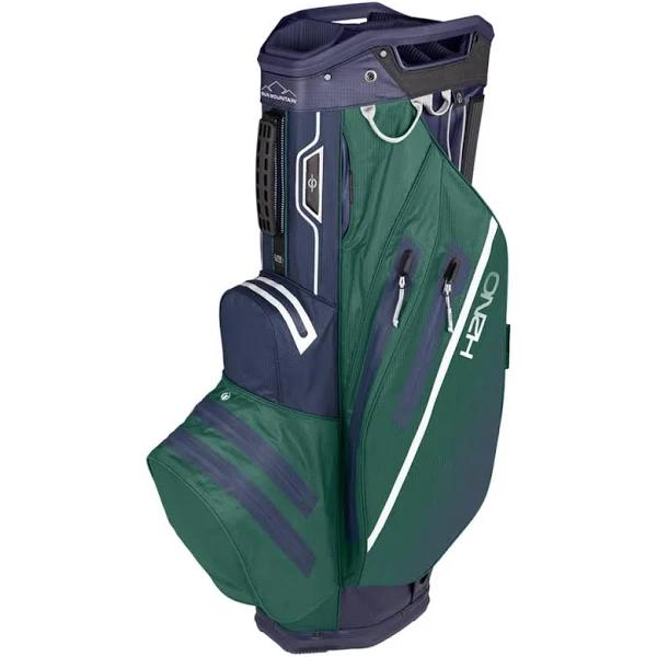 The House of Golf | Sun Mountain 2023 H2NO Lite Waterproof Cart Bag Navy/Evergreen/White