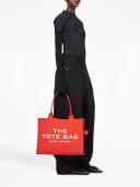 The Large Tote Bag in Electric Orange