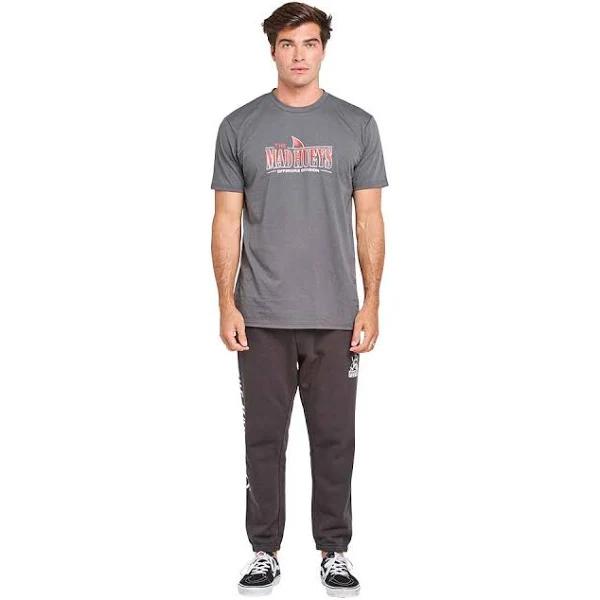 The Mad Hueys Men's Shark Fin Short Sleeve Tee M