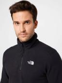 The North Face 100 Glacier 1/4 Zip Fleece Black - L
