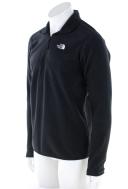 The North Face 100 Glacier 1/4 Zip Fleece Black - L
