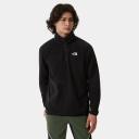 The North Face 100 Glacier 1/4 Zip Fleece Black - XS