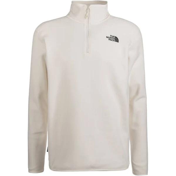 The North Face 100 Glacier 1/4 Zip Fleece Polar White - L