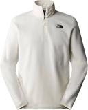 The North Face 100 Glacier 1/4 Zip Fleece Polar White - XS