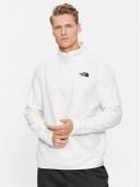 The North Face 100 Glacier 1/4 Zip Fleece Polar White - XS
