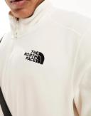 The North Face 100 Glacier 1/4 Zip Fleece Polar White - XS