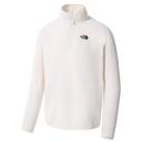 The North Face 100 Glacier 1/4 Zip Fleece White - M