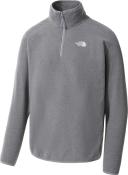 The North Face 100 Glacier 1/4 Zip / Medium Grey / L Large