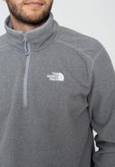 The North Face 100 Glacier 1/4 Zip / Medium Grey / L Large