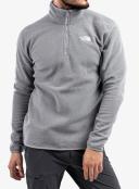 The North Face 100 Glacier 1/4 Zip / Medium Grey / L Large