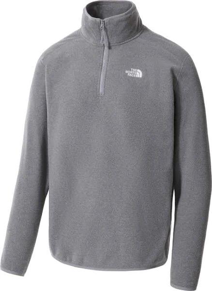 The North Face 100 Glacier 1/4 Zip / Medium Grey / L Large