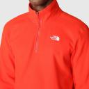 The North Face 100 Glacier 1/4 Zip Men's Fleece M New Taupe Green