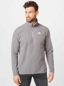 The North Face 100 Glacier 1/4 Zip - TNF Medium Grey Heather - S - Men