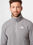 The North Face 100 Glacier 1/4 Zip - TNF Medium Grey Heather - S - Men