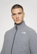 The North Face 100 Glacier Full Zip Fleece Grey - L