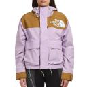 The North Face 86 Low-Fi Hi-Tek Mountain Short Jacket - Lupine / Utility Brown - L - Women