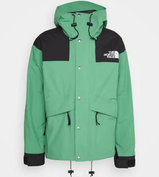 The North Face 86 Retro Mountain DryVent Waterproof Shell Jacket in Green and Black