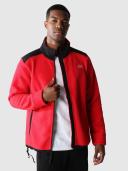 The North Face Alpine Polartec 200 Full Zip Fleece Red Black - L