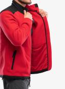 The North Face Alpine Polartec 200 Full Zip Fleece Red Black - L