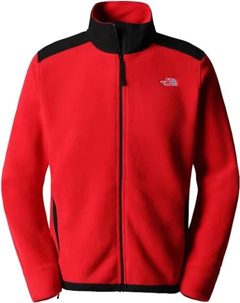 The North Face Alpine Polartec 200 Full Zip Fleece Red Black - L