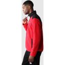 The North Face Alpine Polartec 200 Full Zip Fleece Red Black - XL