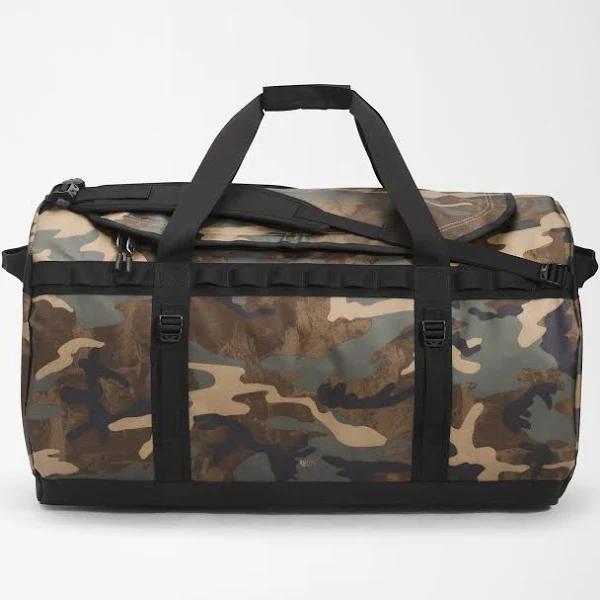 The North Face Base Camp Duffel - XL Kelp Tan TNF Camo Print/TNF Black