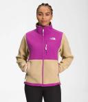 The North Face Beige & Purple Denali Jacket