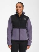 The North Face Black & Purple Denali Jacket
