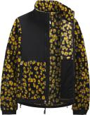 The North Face Black & Yellow Leopard Print Denali 2 Jacket
