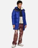 The North Face Blue Embroidered Down Jacket