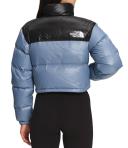 The North Face Blue Nuptse Short Down Jacket