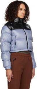 The North Face Blue Nuptse Short Down Jacket