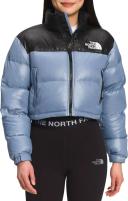 The North Face Blue Nuptse Short Down Jacket