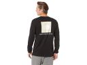 The North Face Long Sleeve Box NSE Mens Tee - TNF Black/Gravel - L