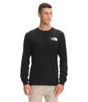 The North Face L/S Box NSE Tee, TNFBlack/Gravel / XXL