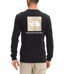 The North Face L/S Box NSE Tee, TNFBlack/Gravel / XXL