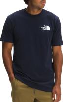 The North Face Box NSE SS Tee (Men's) Aviator Navy/Horizon Red M