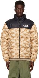 The North Face Brown & Black 1996 Retro Nuptse Down Jacket