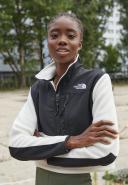 The North Face - Denali Fleece Cropped Pullover in Gardenia White