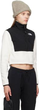 The North Face - Denali Fleece Cropped Pullover in Gardenia White