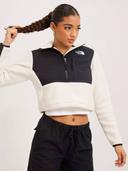 The North Face - Denali Fleece Cropped Pullover in Gardenia White