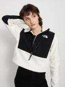 The North Face - Denali Fleece Cropped Pullover in Gardenia White