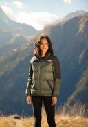 The North Face Diablo Down Sage Green Black Women - XL