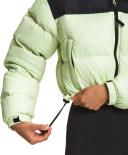 The North Face Green Nuptse Short Down Jacket