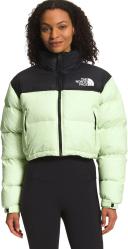 The North Face Green Nuptse Short Down Jacket