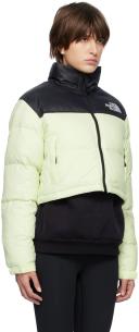 The North Face Green Nuptse Short Down Jacket
