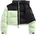 The North Face Green Nuptse Short Down Jacket