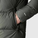 The North Face Hydrenalite Down Mid Hooded Jacket Dark Green Black - M